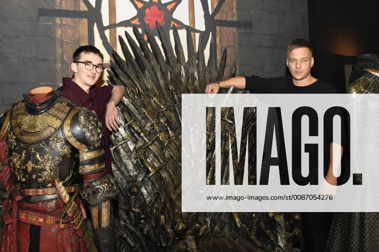 Isaac Hempstead Wright and Tom Wlaschiha at the press event for the exhibition Game Of Thrones The Touring Exhibition at the Centro Promenade Oberhausen 26 11 2018 Foto:xJ.xFuturexImage