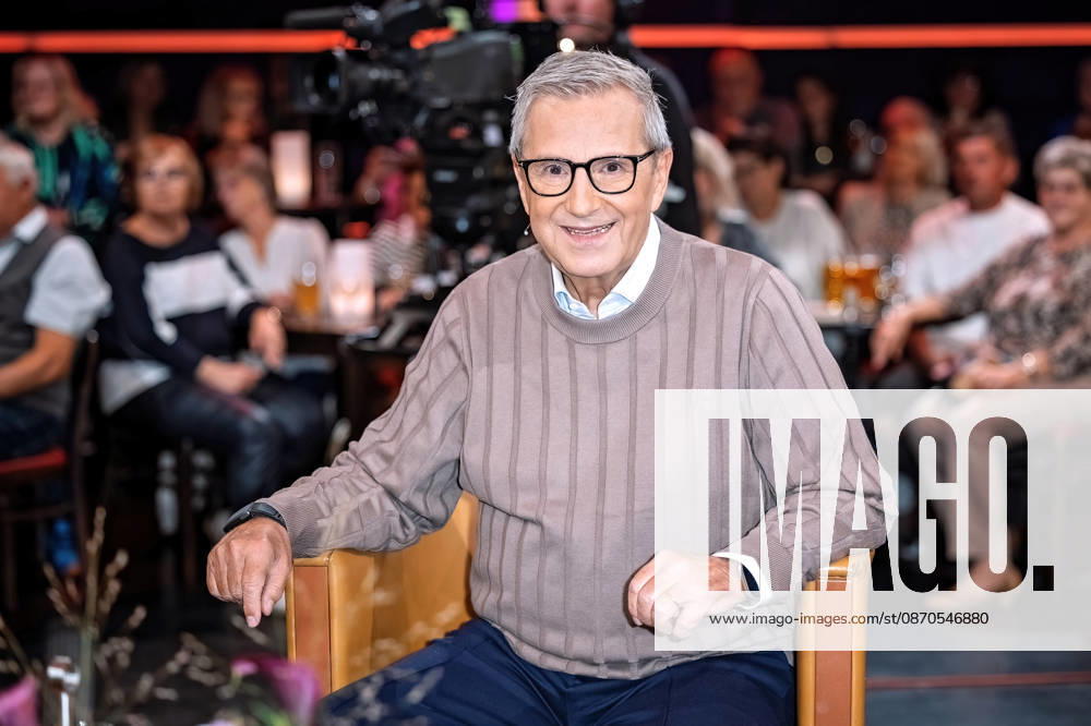 MDR Riverboat host Jan Hofer during the taping of the MDR talk show Riverboat on October 23, 2026, at Mediacity Leipzig 20261023SFL0004