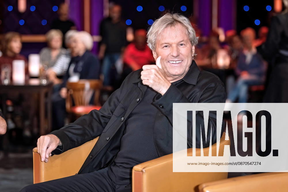 MDR Riverboat singer Bernhard Brink during the taping of the MDR talk show Riverboat on October 23, 2026, at Mediacity Leipzig 20261023SFL0020