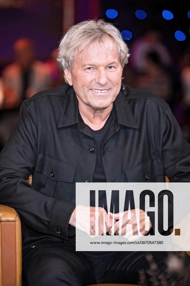 MDR Riverboat singer Bernhard Brink during the taping of the MDR talk show Riverboat on October 23, 2026, at Mediacity Leipzig 20261023SFL0042