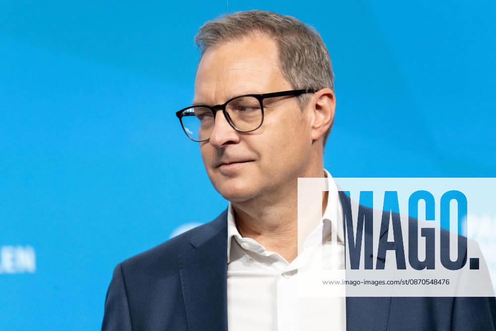 Munich, Bavaria, Germany October 23, 2026: The 2026 Party Convention of the CSU (Christian Social Union) at Messe München. Forum: LOCAL POLITICS, STRONG COMMUNITIES. A BRIGHT FUTURE. CSU Secretary-General Martin Huber (MDL)