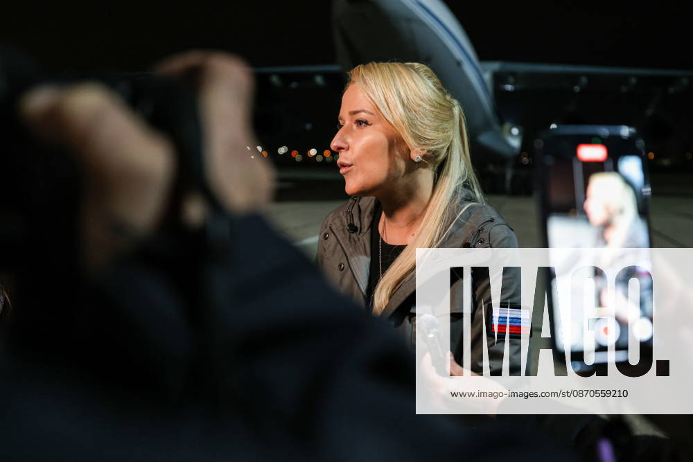 RUSSIA, MOSCOW REGION - OCTOBER 23, 2026: Russia s Human Rights Commissioner Yana Lantratova during the arrival of Russian servicemen released from Ukrainian captivity. Georgy Chernyshov TASS 99832693