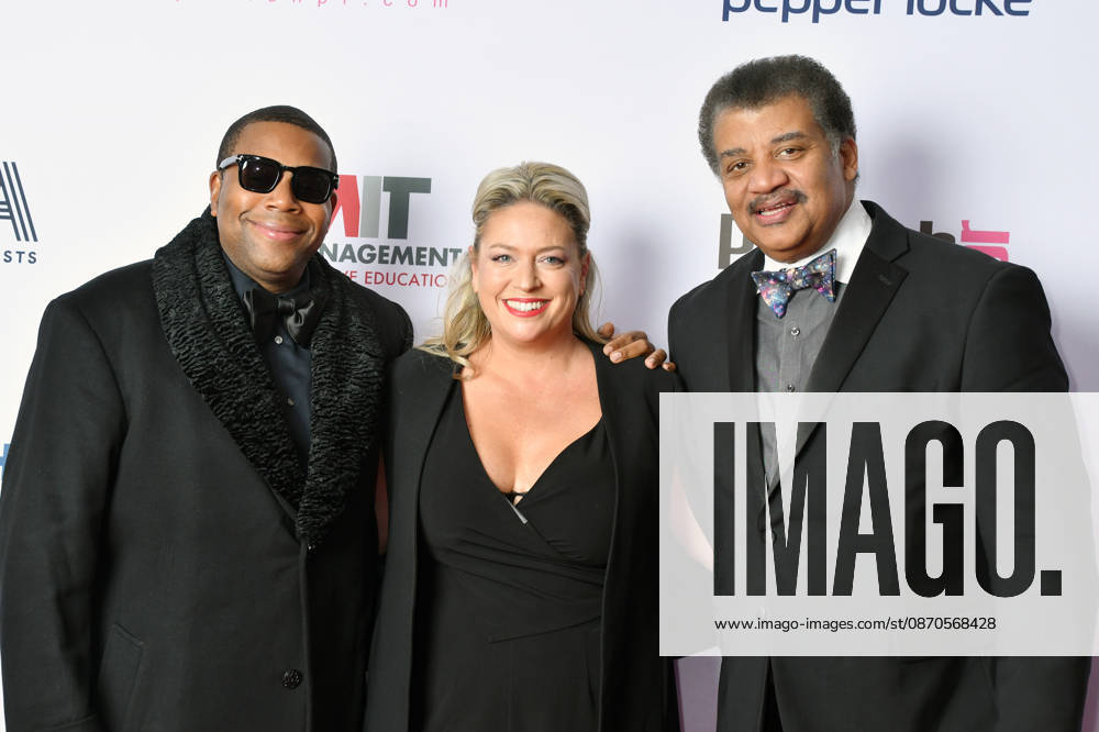 NEW YORK, NY- OCTOBER 23: Kenan Thompson, Nicola Parish and Neil deGrasse Tyson at Self Help Africas 16th Annual Change-Makers Ball honoring Kenan Thompson with the 2026 Empowering Africa Award on October 23, 2026 at The Lighthouse at Chelsea Piers in New York City.