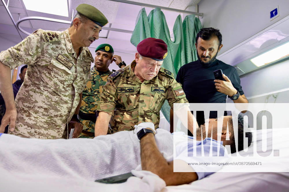 King of Jordan Visits Victims of Terrorist Attack on a Church - Karak King Abdullah II of Jordan visits victims of a deadly church attack at a military hospital in the city of Karak, Jordan, on October 23rd, 2026. Photo by Balkis Press ABACAPRESS.COM Karak Jordan