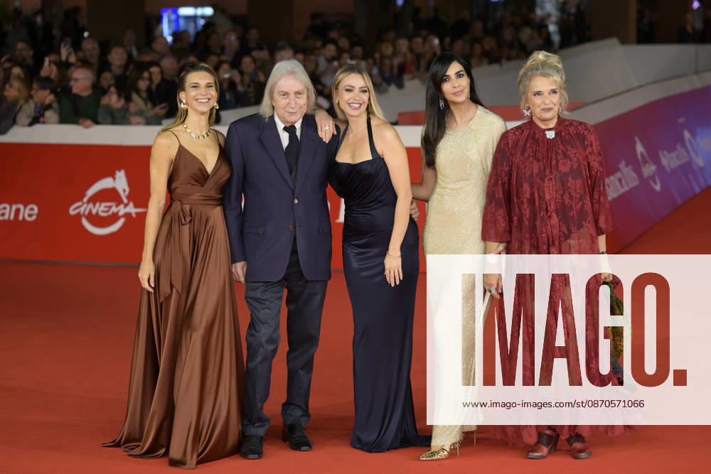From (l) to (r) Nicoletta Romanoff,Enrico Vanzina,Martina Stella,Rocio Munoz Morales and Florence Guerin attend the red carpet of film La sera a Roma at Auditorium Parco della Musica during Rome Film Fest 2026. Rome Italy - ZUMAs197 20261023_aaa_s197_460
