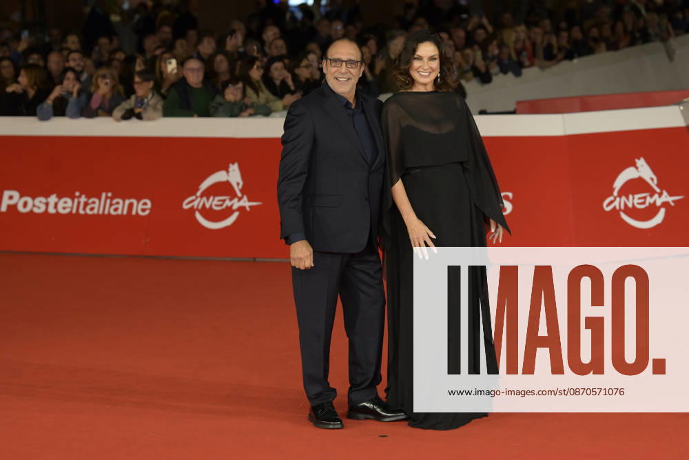 Luca Ward (l) and Giada Desideri (r) attend the red carpet of film La sera a Roma at Auditorium Parco della Musica during Rome Film Fest 2026. Rome Italy - ZUMAs197 20261023_aaa_s197_465