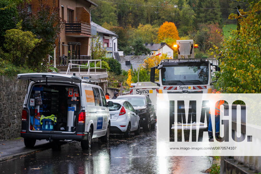 Severe Storms in Rhineland-Palatinate: Storm Uproots Trees and Damages Houses During the night of October 24, 2026, str