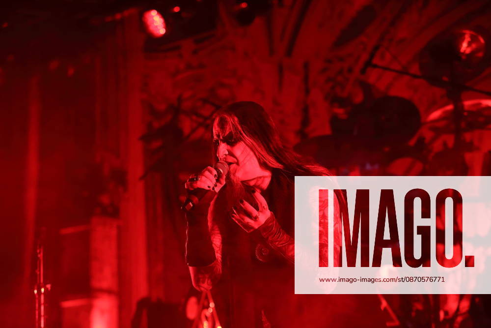Stian Tomt Shagrath Thoresen of the band Dimmu Borgir at a concert at the Columbiahalle in Berlin, October 23, 2026 Behemoth Dimmu Borgir Concert Berlin