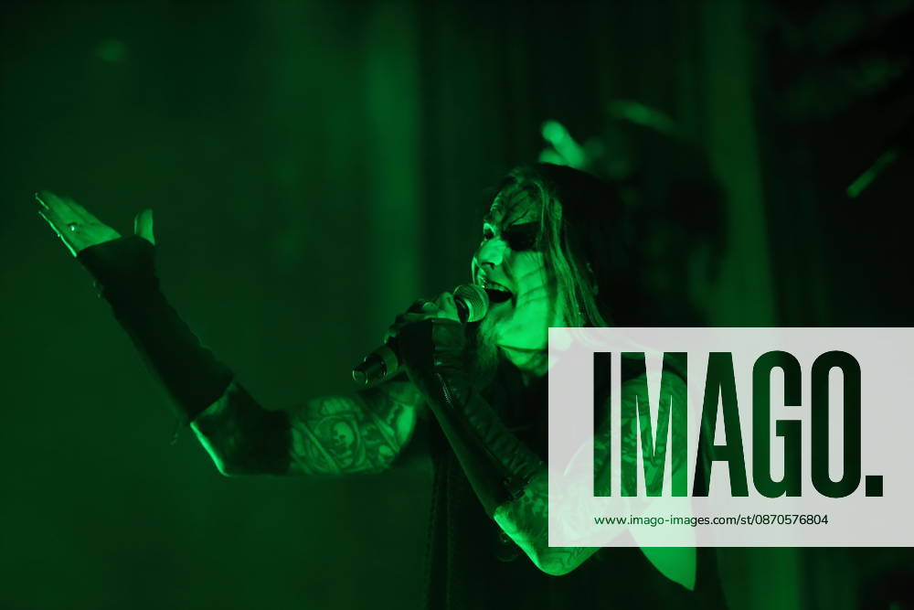 Stian Tomt Shagrath Thoresen of the band Dimmu Borgir at a concert at the Columbiahalle in Berlin, October 23, 2026 Behemoth Dimmu Borgir Concert Berlin
