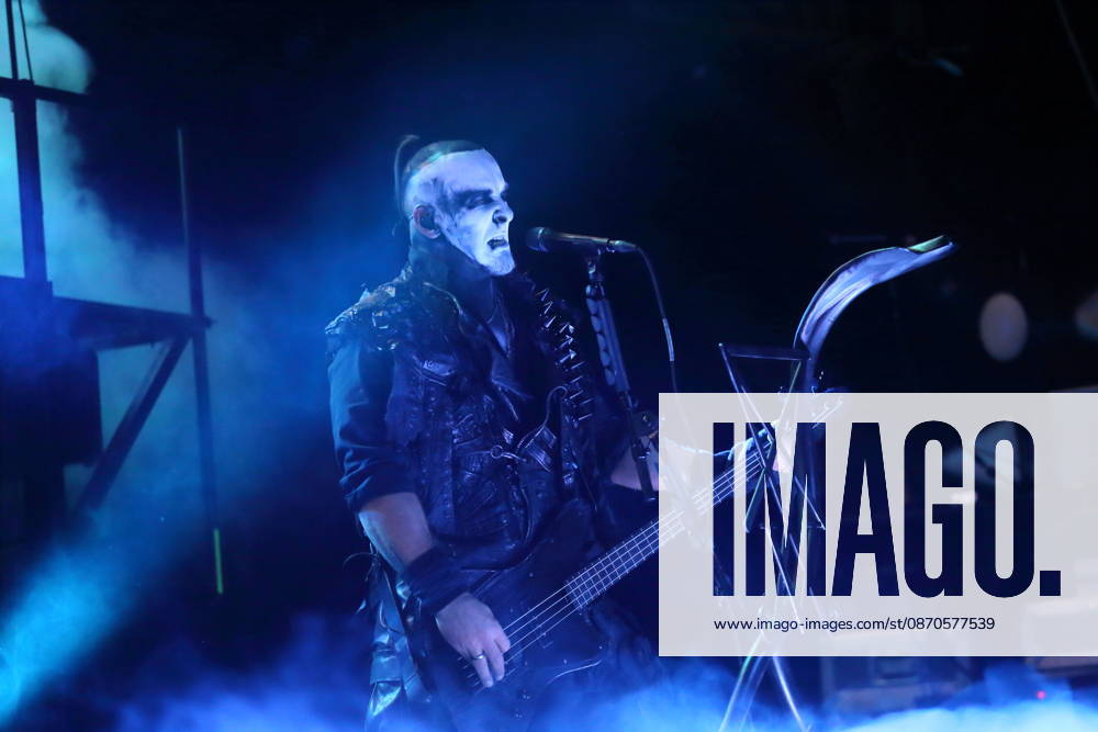Tomasz Orion Wroblewski of the band Behemoth at a concert at the Columbiahalle in Berlin, October 23, 2026 Behemoth Dimmu Borgir Concert Berlin