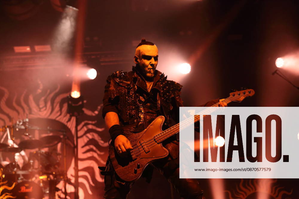 Tomasz Orion Wroblewski of the band Behemoth at a concert at the Columbiahalle in Berlin, October 23, 2026 Behemoth Dimmu Borgir Concert Berlin
