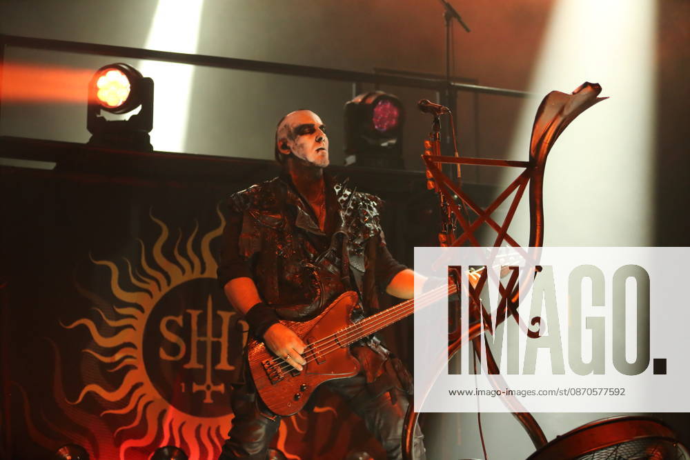 Tomasz Orion Wroblewski of the band Behemoth at a concert at the Columbiahalle in Berlin, October 23, 2026 Behemoth Dimmu Borgir Concert Berlin