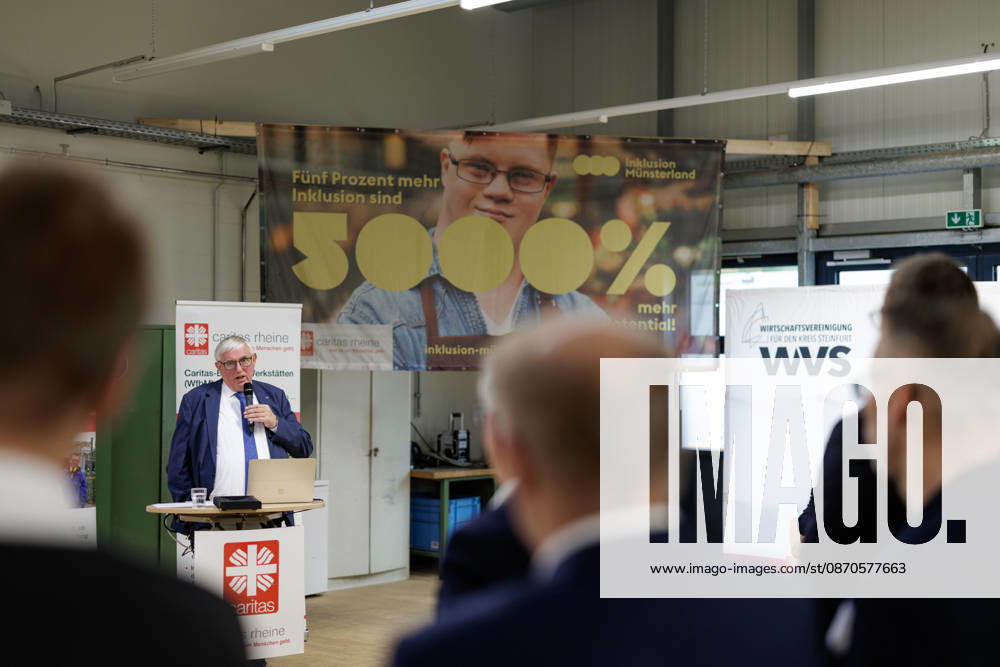 Karl Josef Laumann, CDU; Karl Josef Laumann, CDU, Minister of Labor and Social Affairs for North Rhine-Westphalia, will deliver a keynote address on October 23, 2026, as part of a WVS business breakfast at the Caritas Emstor Workshops (WfbM) in Rheine, North Rhine-Westphal