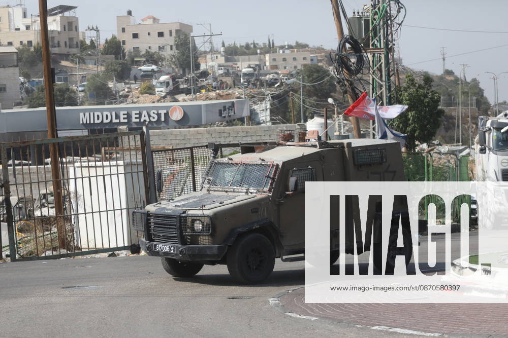 Israeli Soldiers and Military Vehicles Deployed Near Checkpoint in Hebron Israeli soldiers and military vehicles are deployed near a checkpoint where a shooting attack took place in the West Bank city of Hebron, on October 24, 2026. The deployment comes amid continuing Israeli military operations and heightened security measures in the area. Photo by Mamoun Wazwaz apaimages Hebron West Bank Palestinian Territory 241026_Hebron_MW_04(1)