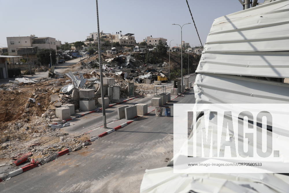 Palestinian Commercial Properties Damaged During Israeli Military Operation in Hebron A view shows damage to Palestinian commercial properties near a checkpoint where a shooting attack took place in the West Bank city of Hebron, on October 24, 2026. The damage occurred during an Israeli military operation launched in the area following the attack. Photo by Mamoun Wazwaz apaimages Hebron West Bank Palestinian Territory 241026_Hebron_MW_04(11)