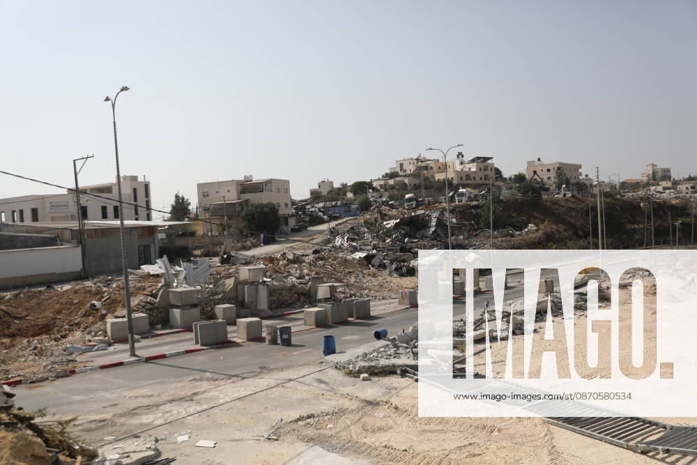 Palestinian Commercial Properties Damaged During Israeli Military Operation in Hebron A view shows damage to Palestinian commercial properties near a checkpoint where a shooting attack took place in the West Bank city of Hebron, on October 24, 2026. The damage occurred during an Israeli military operation launched in the area following the attack. Photo by Mamoun Wazwaz apaimages Hebron West Bank Palestinian Territory 241026_Hebron_MW_04(12)