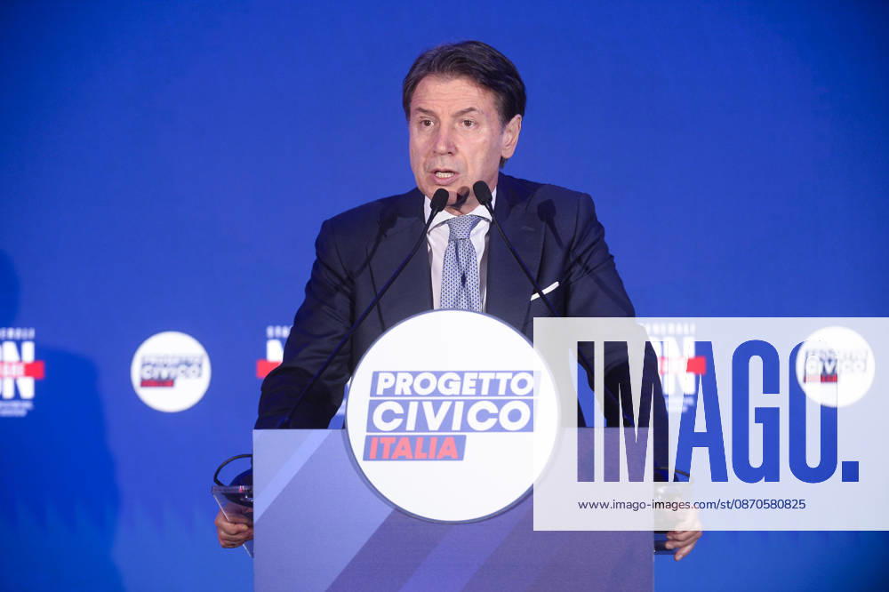 IPA90112546 - Rome: Progetti Civico Italia General Assembly; pictured: Giuseppe Conte