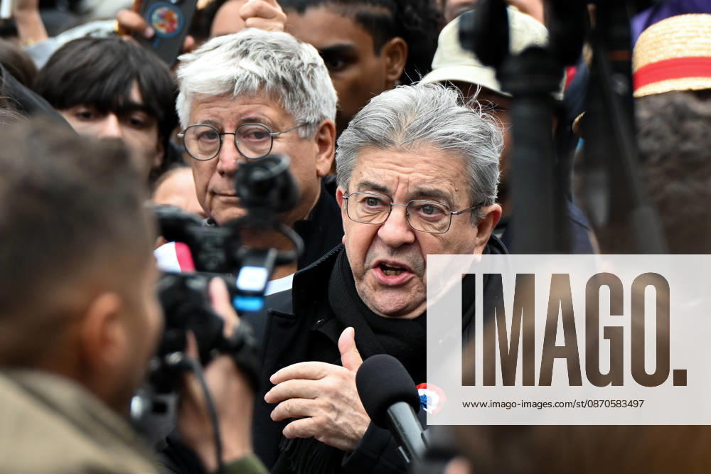 October 24 Demonstration in Paris: Jean-Luc Mélenchon Demonstration in support of purchasing power, the protection of public services, and fiscal and social justice, held in Paris on October 24, 2026, as part of a nationwide call to action bringing together former members of the Yellow Vest movement, labor unions, high school and college students 460732 2026 10 24
