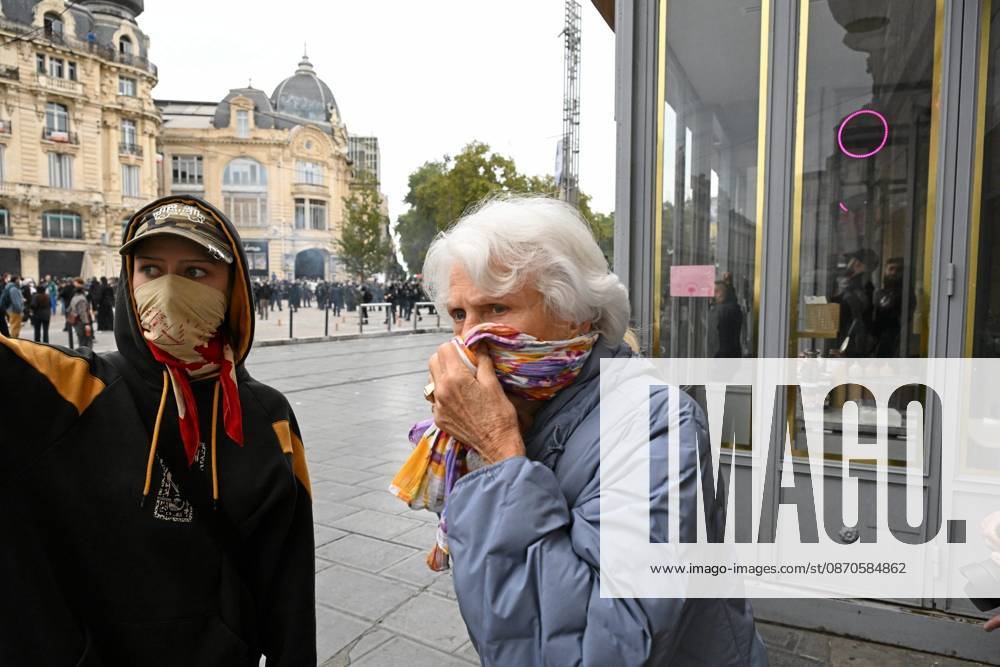 PROTESTS ON OCTOBER 24 PHOTOPQR LE MIDI LIBRE JEAN MICHEL MART MONTPELLIER 10 24 2026 MONTPELLIER, OCTOBER 24, 2026 PROTEST BANNED AT PLACE DE LA COMÉDIE NO ONE IN THE TOWN HAD TROUBLE WITH TEAR GAS France Oct. 24, 2026 Another day of protests this Saturday, and amid fears of renewed violence and looting, restrictions on freedom of movement and assembly have multiplied, drawing sharp criticism from civil liberties groups MONTPELLIER HERAULT France