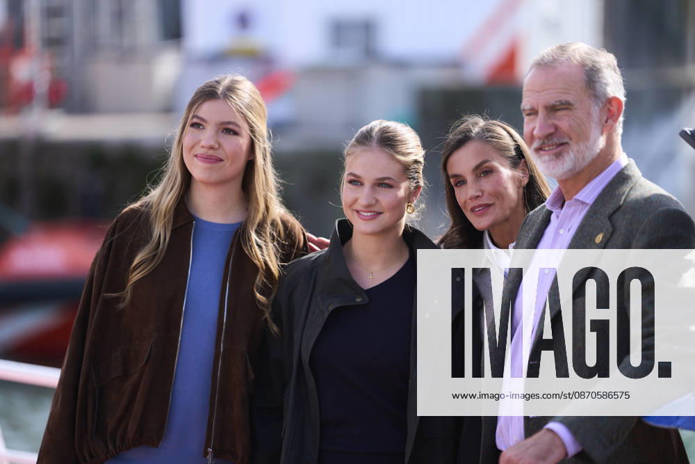 Oviedo Princess Leonor and Princess Sofia and Queen Letizia and King Felipe visited Llanes to present the Exemplary Town of Asturias 2026 award, which this year has been granted to the Santa Ana Fishermen’s Guild (Cofradía de Pescadores Santa Ana), in Llanes, Asturias. No Spain
