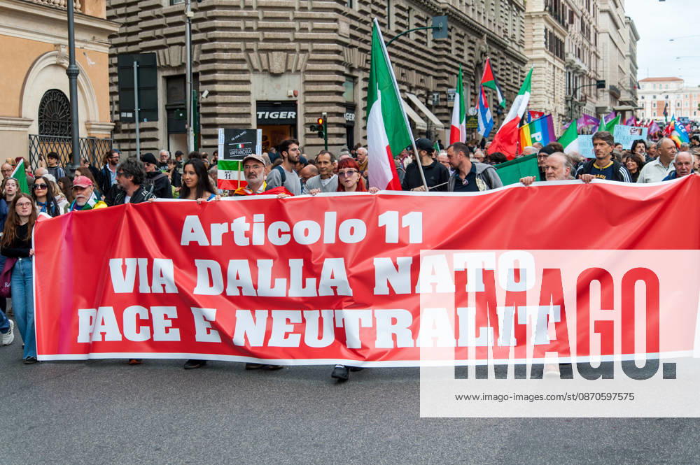 IPA90132245 - October 24, 2026: Demonstration in Rome organized by the October 17 Movement. P.S.: The photo may be used provided that the context in which it was taken is respected and that there is no intent to defame the individuals depicted.