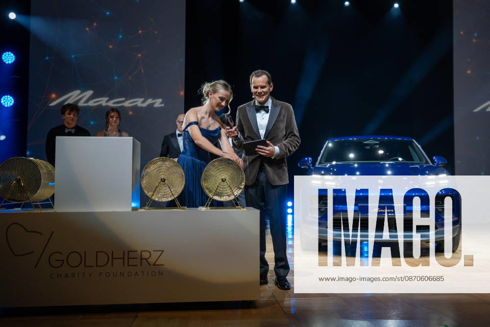 Leipzig: 30th Leipzig Opera Ball at Augustusplatz, October 24, 2026, starting at 5:00 p.m. Leipzig, Augustusplatz, Leipzig Opera, Photographer: EHL Media, Rico Welzel. Pictured: The drawing for the grand prize of the raffle, a Porsche Macan Electric. On October 24, 2026, the 31st Leipzig Opera Ball will take place at the