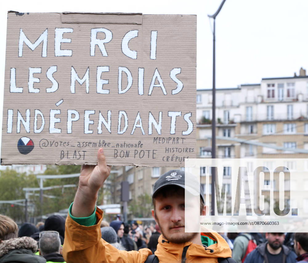 Yellow Vests Protest Act II - Paris Demonstration in favor of purchasing power, the protection of public services, and fiscal and social justice, in Paris on October 24, 2026 as part of a nationwide call for mobilisation bringing together former members of the Yellow Vest movement, labor unions, high school and university students. Photo by Florian Aventurier ABACAPRESS.COM Paris France
