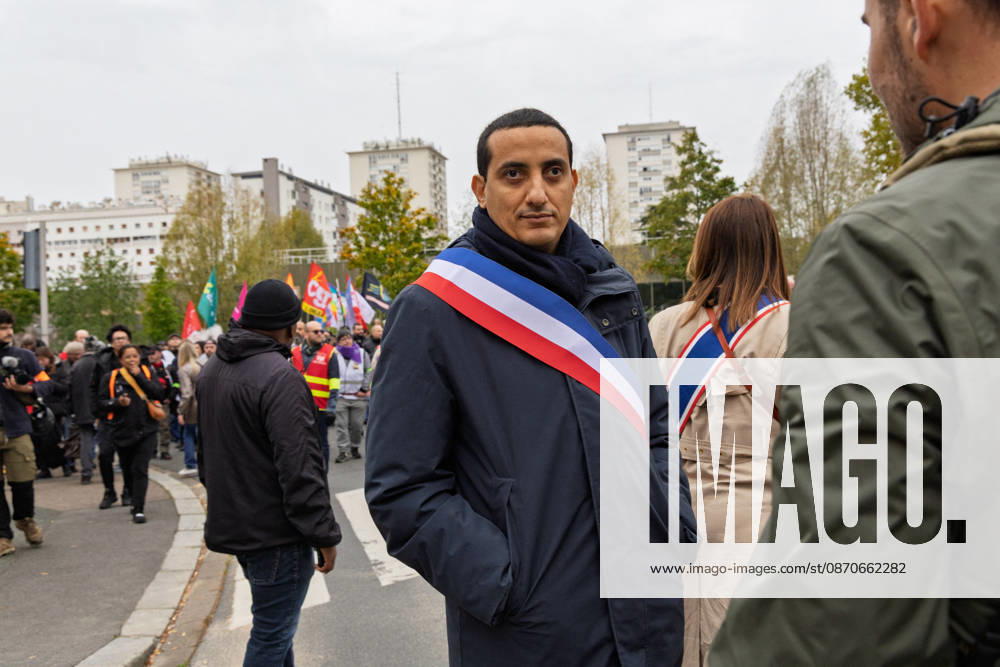 Politics at Demonstration Against French Far-Right Party RN - Orleans Ali Rabeh attends a rally against racism, fascism and imperialism held in Orléans, Loiret, France on October 24, 2026, in opposition to the National Rally congress. Photo by Pascal Avenet ABACAPRESS.COM Orleans France