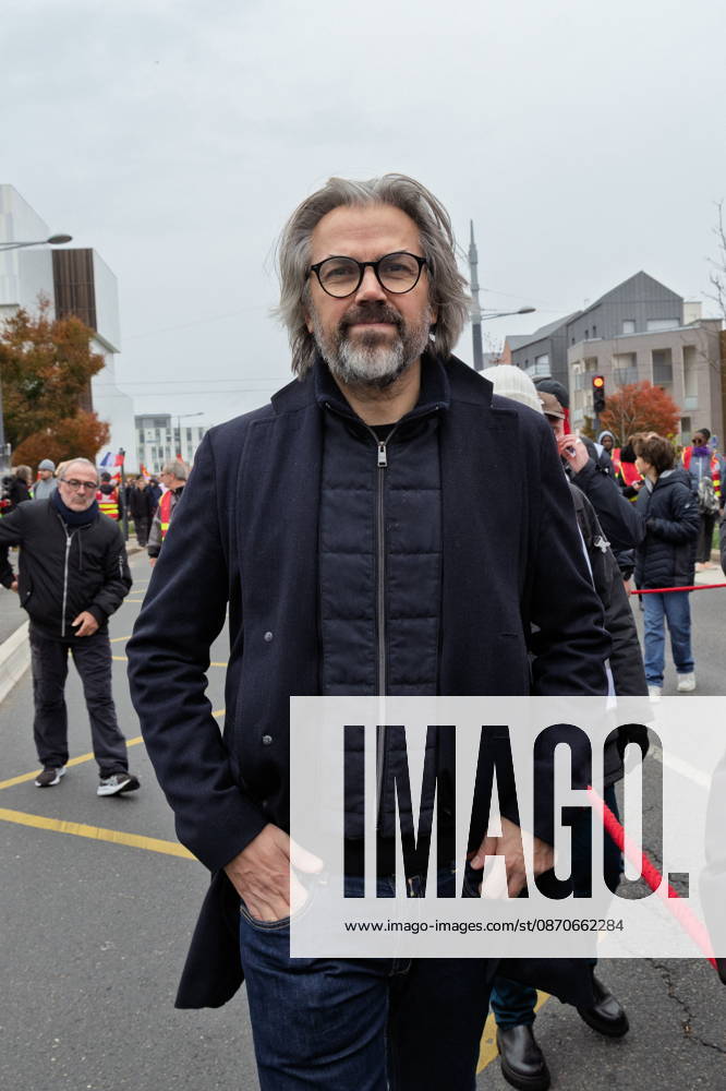 Politics at Demonstration Against French Far-Right Party RN - Orleans Aymeric Caron attends a rally against racism, fascism and imperialism held in Orléans, Loiret, France on October 24, 2026, in opposition to the National Rally congress. Photo by Pascal Avenet ABACAPRESS.COM Orleans France