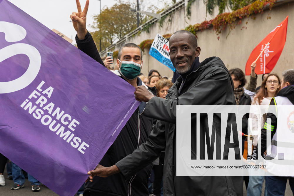 Politics at Demonstration Against French Far-Right Party RN - Orleans Bally Bagayoko (LFI) attends a rally against racism, fascism and imperialism held in Orléans, Loiret, France on October 24, 2026, in opposition to the National Rally congress. Photo by Pascal Avenet ABACAPRESS.COM Orleans France