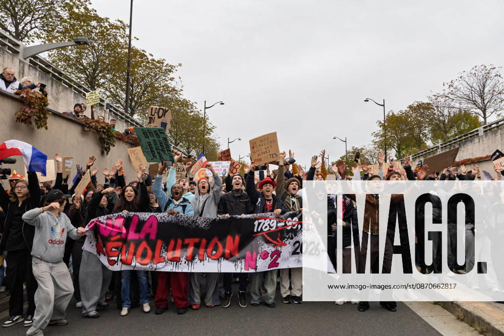 Demonstration Against French Far-Right Party RN - Orleans Rally against racism, fascism, and imperialism in Orléans, Loiret, France on October 24, 2026, held alongside the National Rally (RN) congress. Photo by Pascal Avenet ABACAPRESS.COM Orleans France