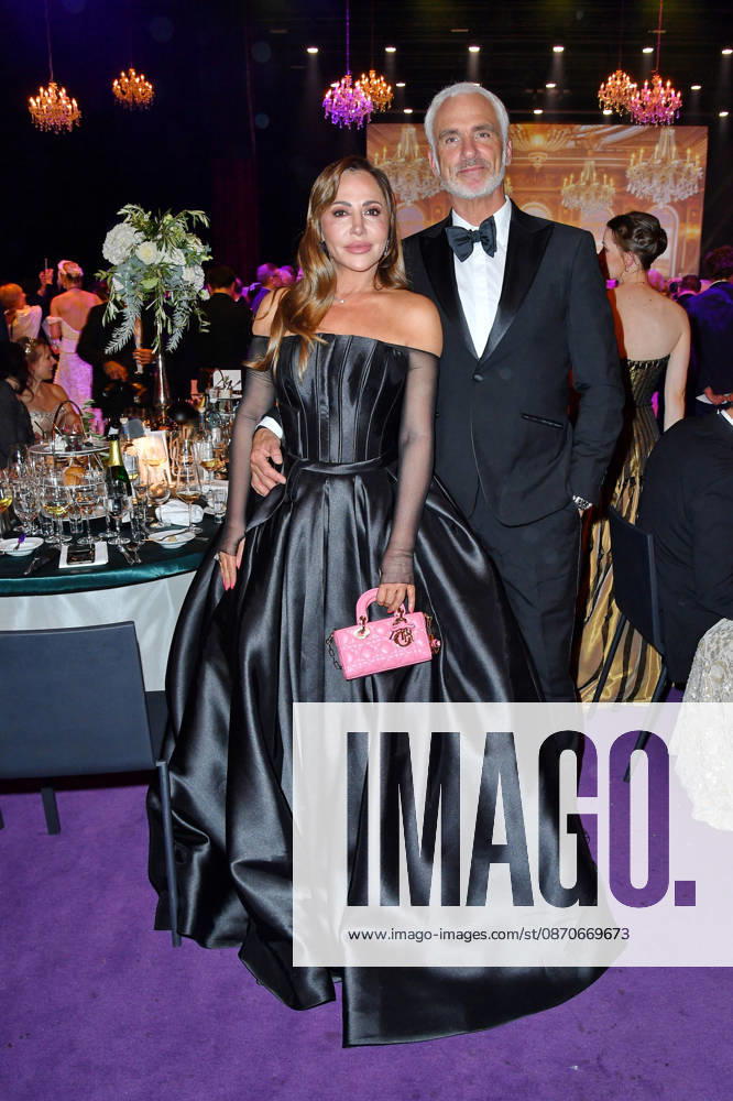 Simone Thomalla and Rene Marchand at the 2026 Leipzig Opera Ball at the Leipzig Opera on October 24, 2026