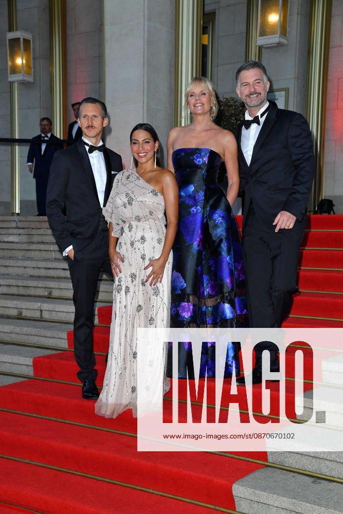Johannes Hendrik Langer, Amy Mussul, Melanie Marschke, and Simon Böer at the 2026 Leipzig Opera Ball at the Leipzig Opera on October 24, 2026