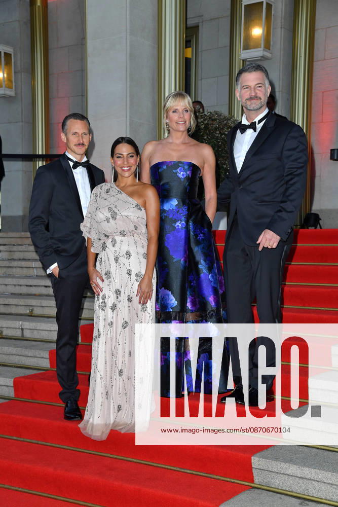 Johannes Hendrik Langer, Amy Mussul, Melanie Marschke, and Simon Böer at the 2026 Leipzig Opera Ball at the Leipzig Opera on October 24, 2026