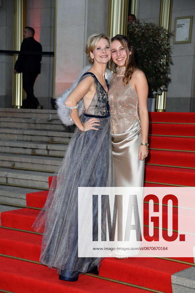 Andrea Kathrin Loewig with her daughter Josephine Emilia Loewig at the 2026 Leipzig Opera Ball at the Leipzig Opera on October 24, 2026