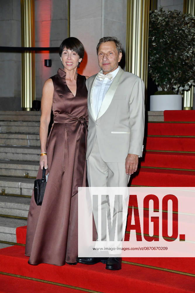 Richy Müller with his wife Christl Stumhofer at the 2026 Leipzig Opera Ball at the Leipzig Opera on October 24, 2026