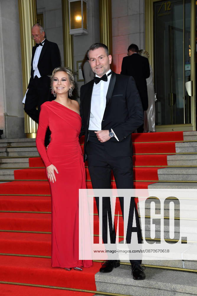 Susanne Klehn with her boyfriend Michael Heinz at the 2026 Leipzig Opera Ball at the Leipzig Opera on October 24, 2026