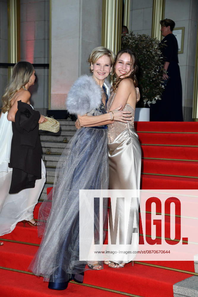 Andrea Kathrin Loewig with her daughter Josephine Emilia Loewig at the 2026 Leipzig Opera Ball at the Leipzig Opera on October 24, 2026