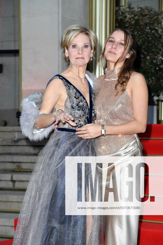 Andrea Kathrin Loewig with her daughter Josephine Emilia Loewig at the 2026 Leipzig Opera Ball at the Leipzig Opera on October 24, 2026