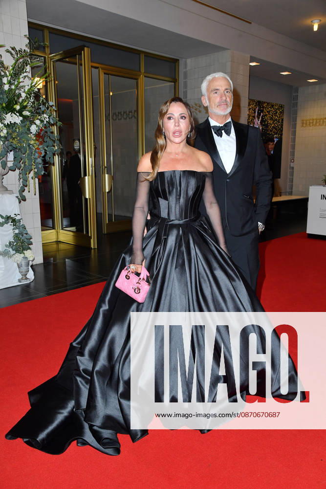 Simone Thomalla and Rene Marchand at the 2026 Leipzig Opera Ball at the Leipzig Opera on October 24, 2026