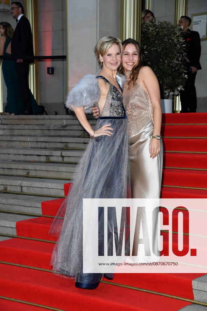 Andrea Kathrin Loewig with her daughter Josephine Emilia Loewig at the 2026 Leipzig Opera Ball at the Leipzig Opera on October 24, 2026