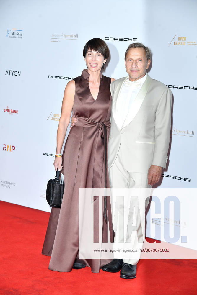 Richy Müller with his wife Christl Stumhofer at the 2026 Leipzig Opera Ball at the Leipzig Opera on October 24, 2026