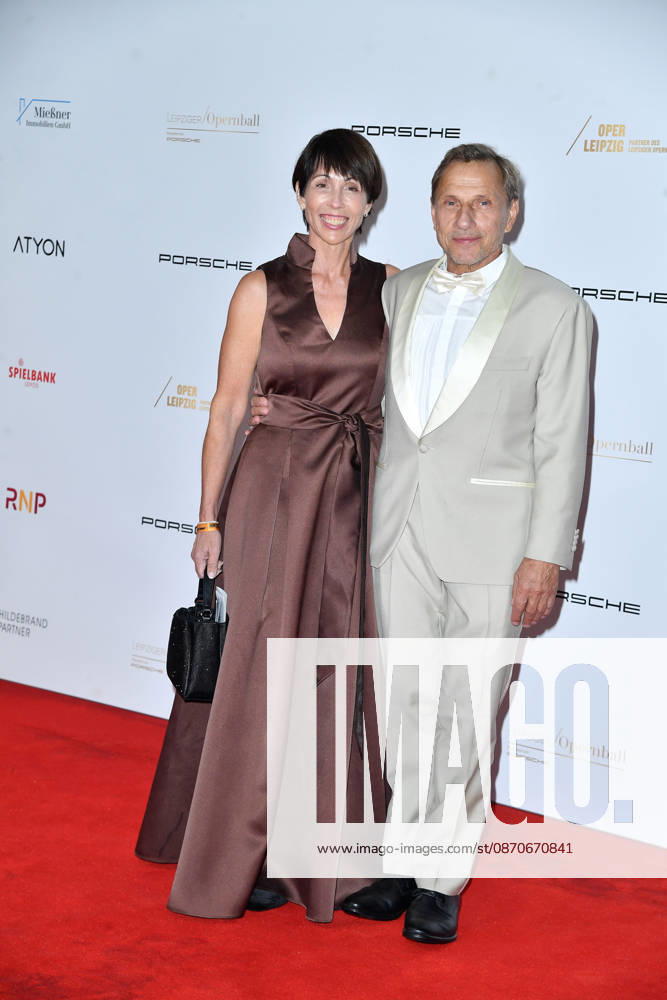 Richy Müller with his wife Christl Stumhofer at the 2026 Leipzig Opera Ball at the Leipzig Opera on October 24, 2026