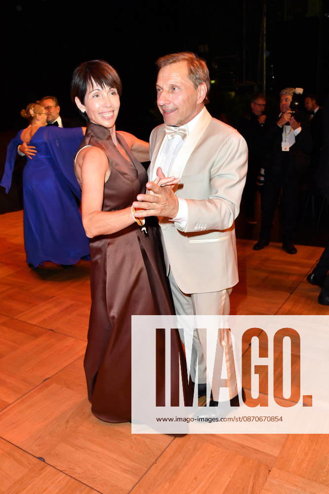 Richy Müller with his wife Christl Stumhofer at the 2026 Leipzig Opera Ball at the Leipzig Opera on October 24, 2026