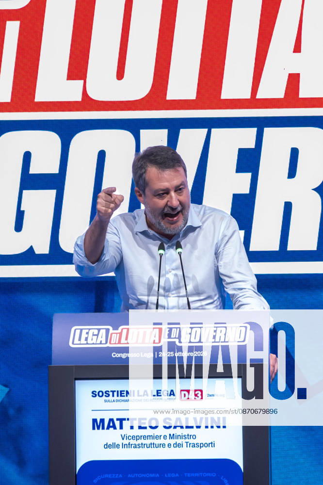 News - Congresso Federale della Lega Milan, Italy, 25 10 2026 Milano Milano Italy