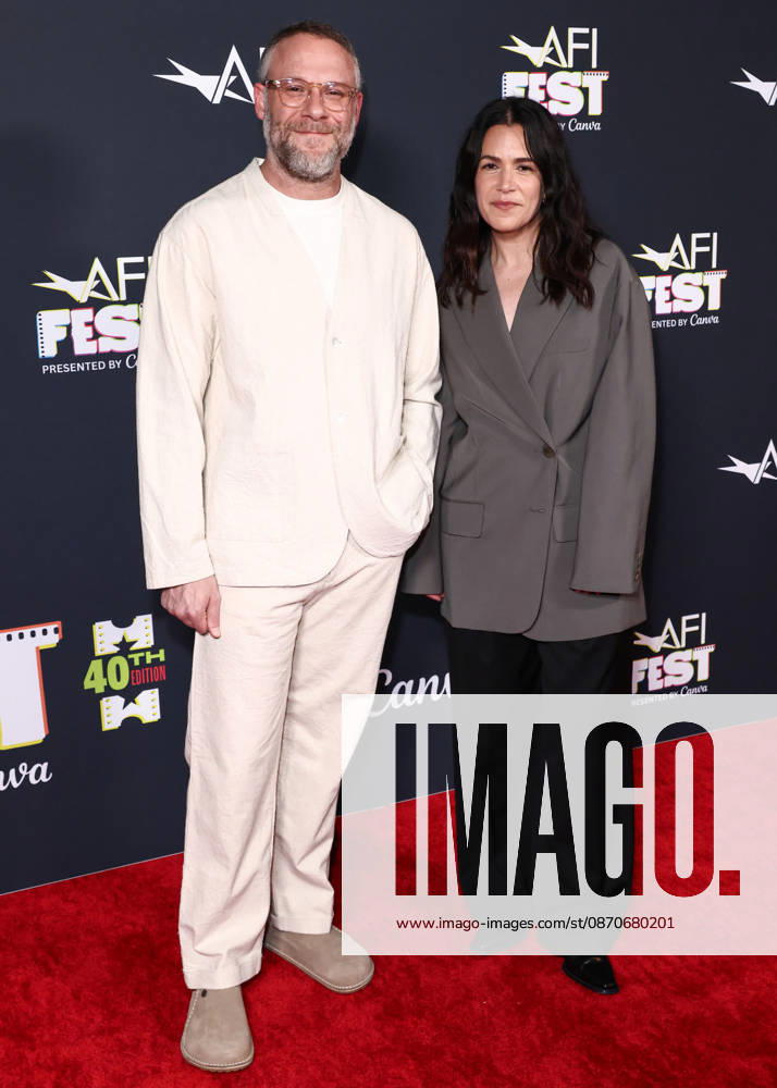 2026 AFI Fest - Special Screening Of Independent Film Company s Tangles HOLLYWOOD, LOS ANGELES, CALIFORNIA, USA - OCTOBER 24: Seth Rogen and Abbi Jacobson arrive at the 2026 AFI (American Film Institute) Fest Presented By Canva - Special Screening Of Independent Film Company s Tangles held at TCL Chinese 6 Theatres at Ovation Hollywood on October 24, 2026 in Hollywood, Los Angeles, California, United States. Hollywood TCL Chinese 6 Theatres at Ovation Hollywood California United States