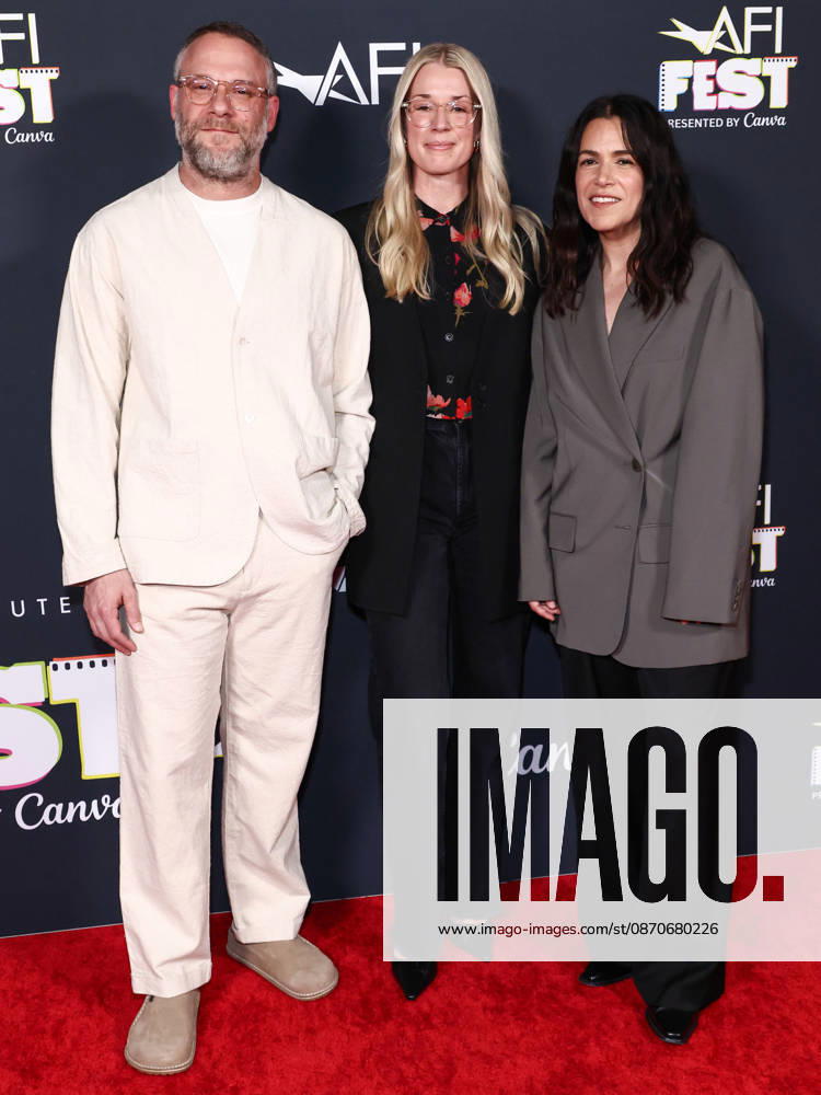 2026 AFI Fest - Special Screening Of Independent Film Company s Tangles HOLLYWOOD, LOS ANGELES, CALIFORNIA, USA - OCTOBER 24: Seth Rogen, Leah Nelson and Abbi Jacobson arrive at the 2026 AFI (American Film Institute) Fest Presented By Canva - Special Screening Of Independent Film Company s Tangles held at TCL Chinese 6 Theatres at Ovation Hollywood on October 24, 2026 in Hollywood, Los Angeles, California, United States. Hollywood TCL Chinese 6 Theatres at Ovation Hollywood California United States