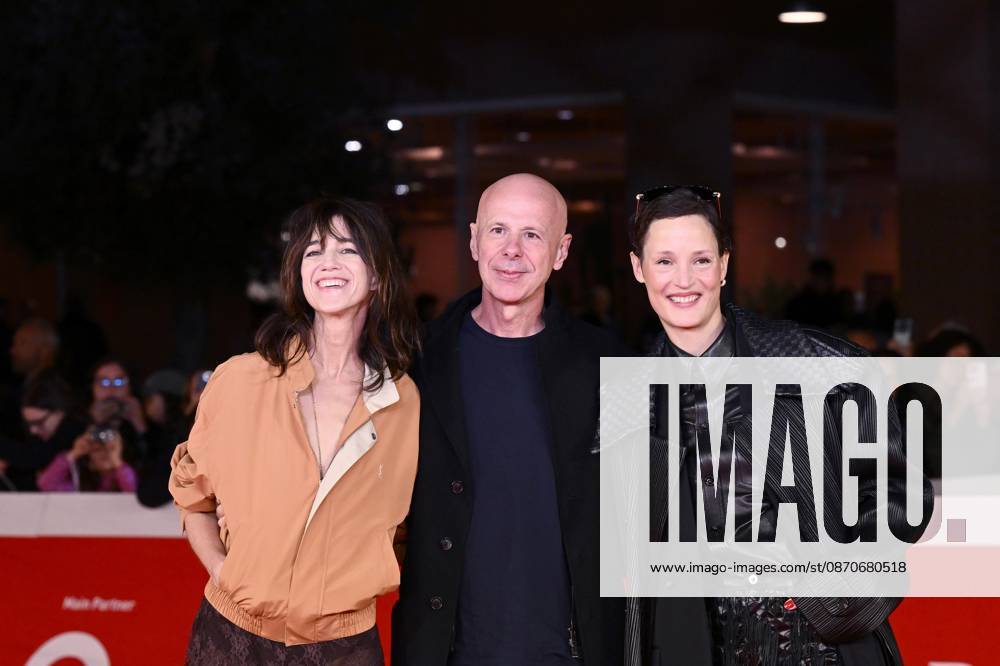 Vicky Krieps, Philippe Parreno, and Charlotte Gainsbourg on the red carpet for Riverrun at the 21st Rome Film Fest. Rome, October 24, 2026 Rome Italy - ZUMAa289 20261024_zia_a289_642