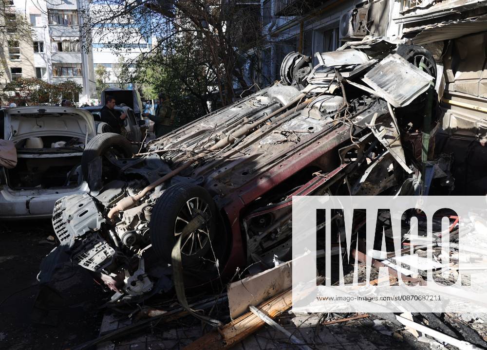Russia Ukraine Drone Attack 9273073 25.10.2026 A view shows a car overturned after a massive drone attack amid Russia s military operation in Ukraine, in Belgorod, Russia. Two persons were killed and 14 others were injured in a reported strike by the Ukrainian Armed Forces on October 25. Taisia Liskovets Sputnik Belgorod Russia