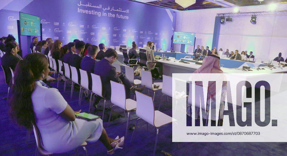 Doha Qatar World Investment Forum Participants attend a meeting around a conference table beneath the forum theme Investing in the Future during the World Investment Forum in Doha, Qatar, on October 25, 2026. The ninth World Investment Forum, organized by UN Trade and Development (UNCTAD) and hosted by Qatar from October 25 to 27 under the theme Investing in the Future, brings together government officials, investors and business leaders to discuss international investment, sustainable development and economic resilience. Doha Baladiyat ad Dawhah Qatar